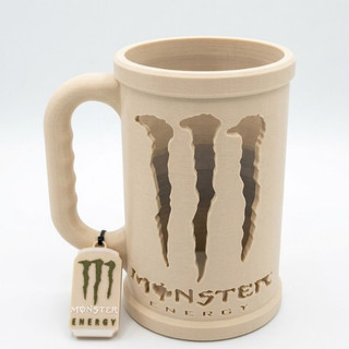 Porta-Lata / Caneca Estilo Monster Energy – Várias Cores / Impressão 3D