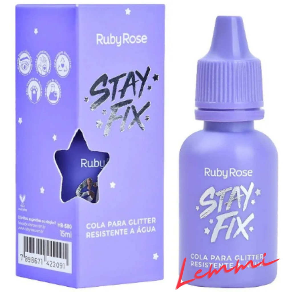 Cola Para Glitter Stay Fix - Hb580 - Ruby Rose
