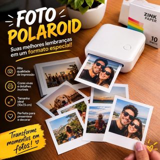Fotos Polaroid | Kits Fotos | Revelação de Fotos | Impressão Fotográfica