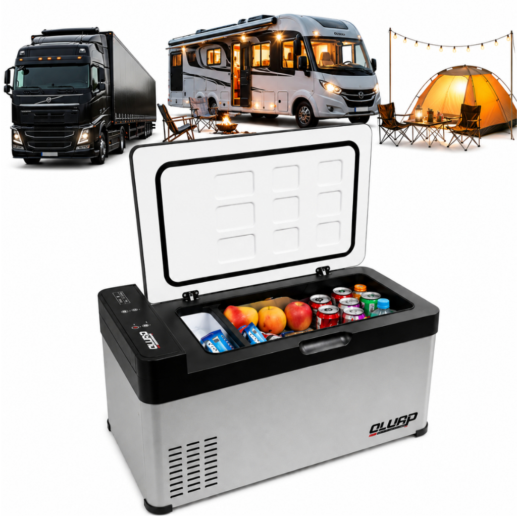 Geladeira Portátil 40l 12v/24v 110v/220v Ônibus Caminhão Van