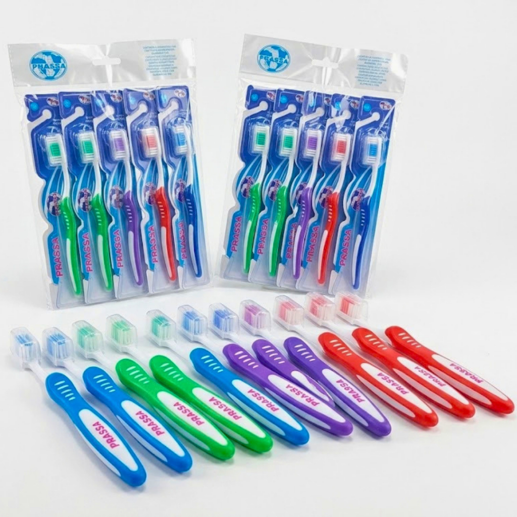 Kit Escova de Dente Macia Média e Dura Adulto 8 12 24 Unidades Super Hgiene Cuidado Beleza Saúde Bucal