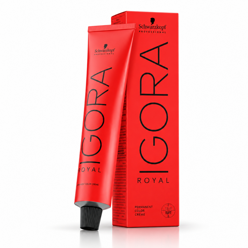 Coloração Igora Royal 60g Profissional/Água Oxigenada Igora 60ml - Cores intensas e duradouras - Monte Seu Kit