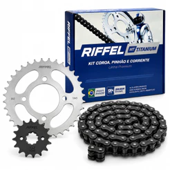 Kit Relação Tração Transmissão XR 250 TORNADO 2001 À 2008 Original Riffel