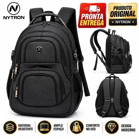Mochila Executiva Nytron Faculdade Escolar Reforçada