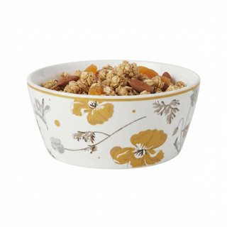 Bowl Wolff Doce Encanto 15cm Amarelo de Cerâmica Tigela para Sobremesa Açaí Cereal Sopa Caldo Petisco Saladas Mesa Posta