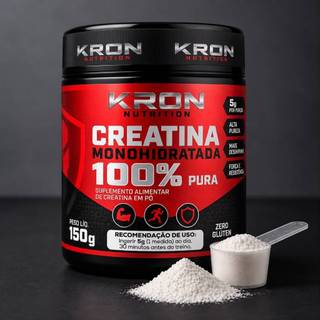 Creatina Monohidratada 100% Pura 150g  importada  KRON