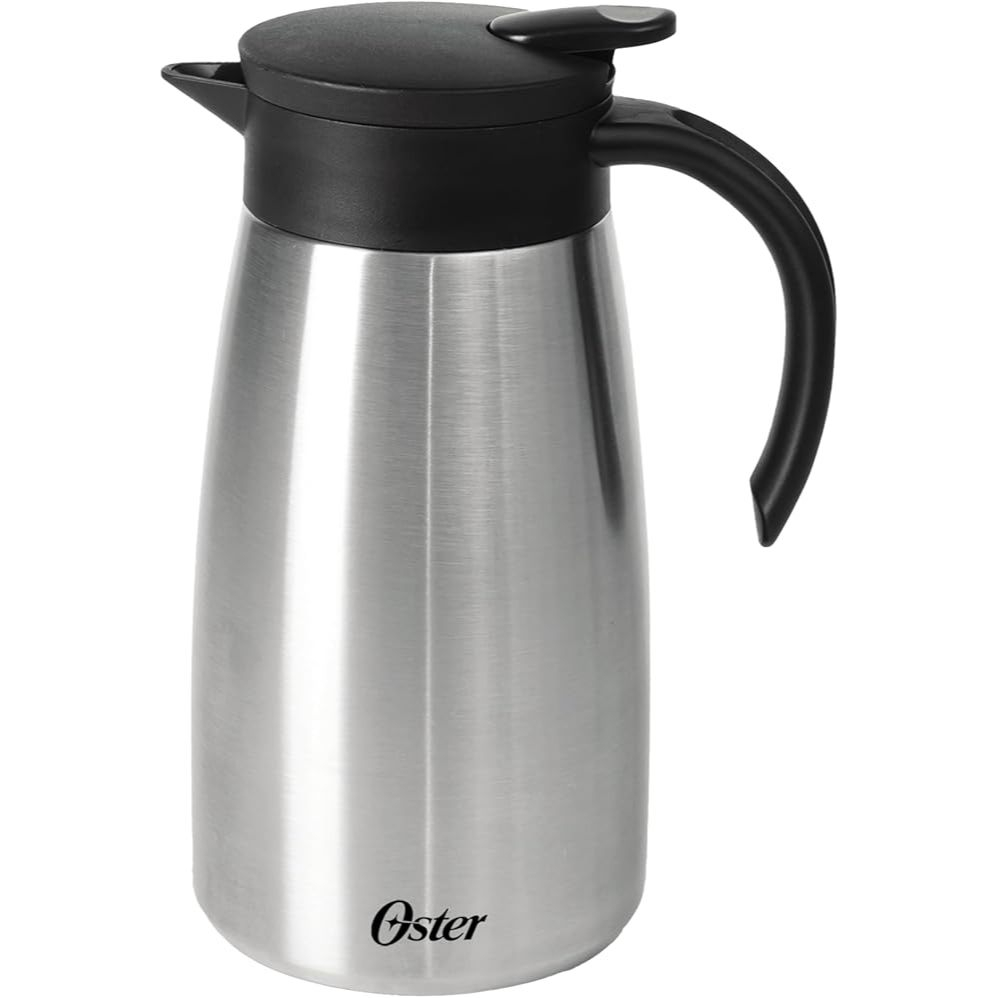 Garrafa Térmica OSTER Casselbeck 1L Aço Inox Bule Café 1000ml com Tampa e Alça