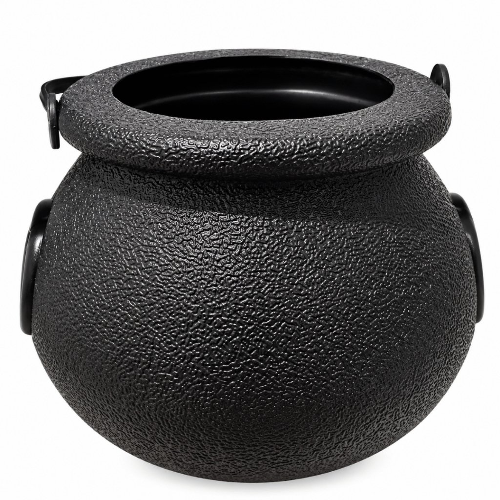 Caldeirão de Bruxa Preto Halloween para Doces e Decoração Silver Festas — imagem 2 de 2