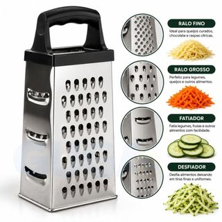 Ralador Grande ou Mini Ralador Ralador de Legumes Cortador de Legumes Fatiador de Legumes Aço Inox