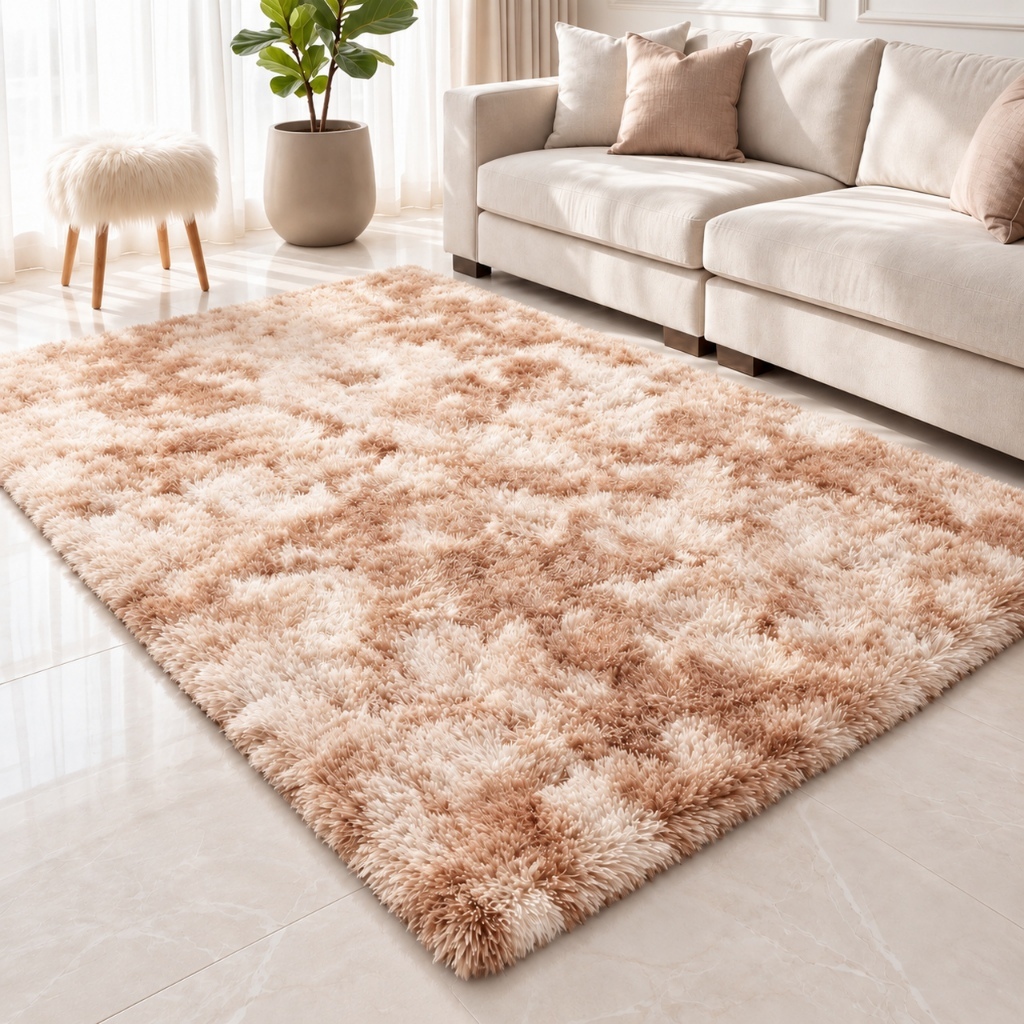 Tapete Sala 1,50x1,00 Peludo 4 Cm De Altura Shaggy Promoção