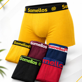 Kit 2, 3 ou 5 Cueca Boxer Masculina Microfibra Premium Forro 100% Algodão