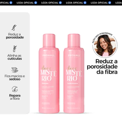 Kit Shampoo e Condicionador Cuidado Diário e Antiporosidade Para Fios Macios e Brilhantes - Doce Mistério