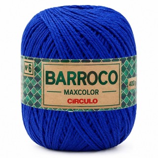 Barbante Barroco Círculo N°6 400g 100% Algodão– Perfeito para crochê e tricô: crie tapete…