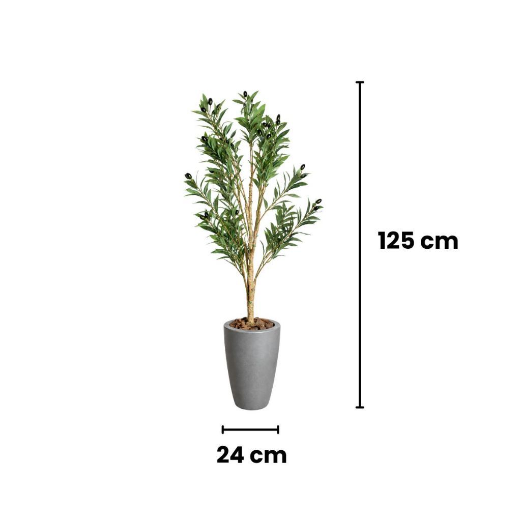 Árvore Oliveira Artificial Decorativa com Vaso Decorativo — imagem 2 de 2