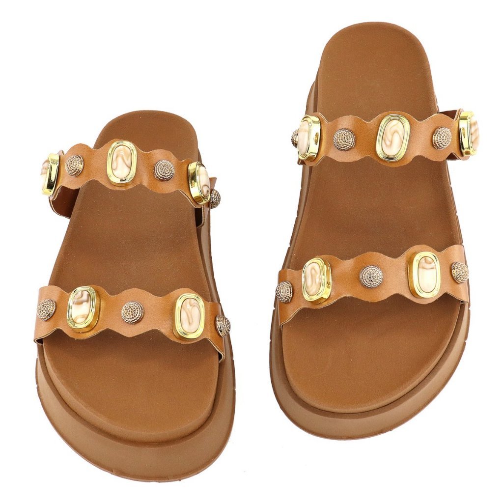 Chinelo Sandália Nuvem Unissex Estilo Birken Duas Tiras Ajustável Confortável Plataforma Leve GuGi