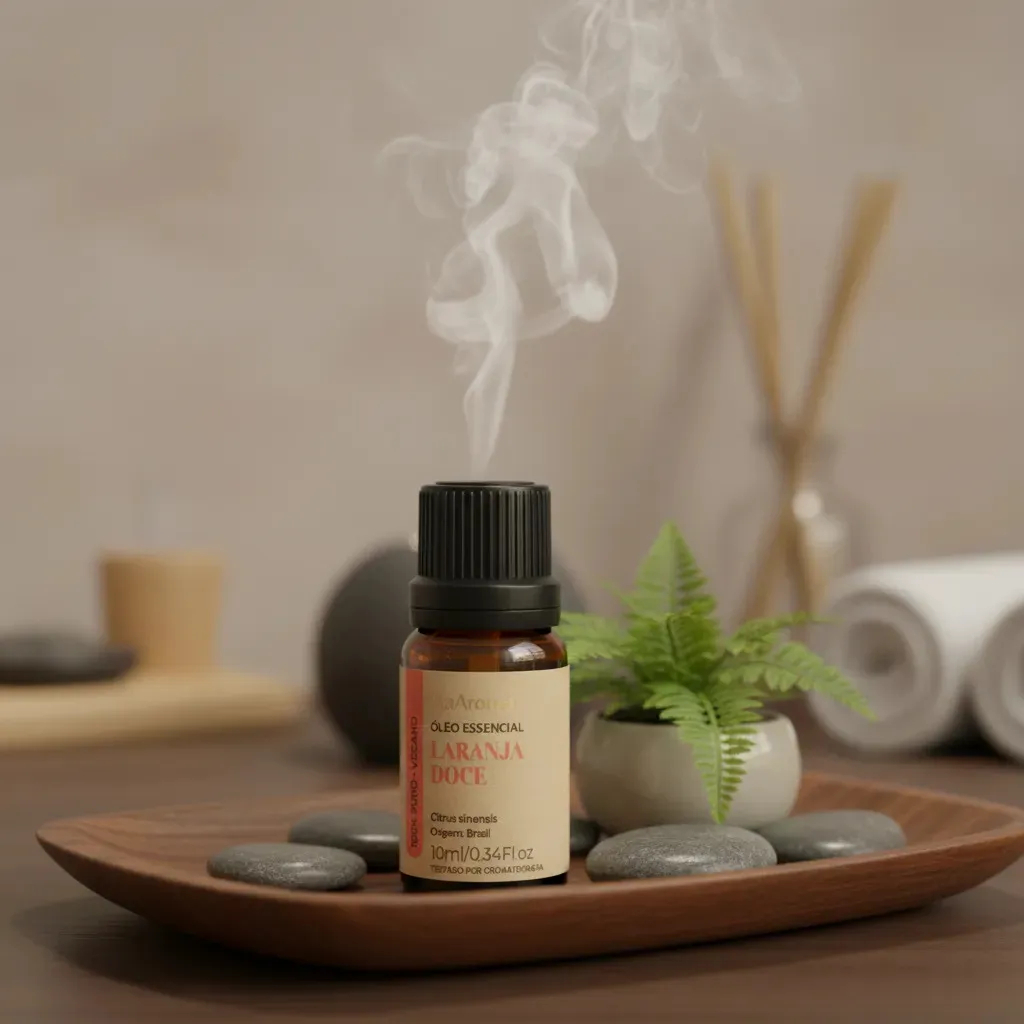 Óleo Essencial Laranja Doce 10ml Via Aroma 100% Puro Natural — imagem 2 de 2