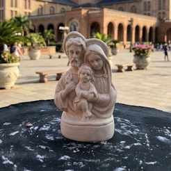 Kit Busto Sagrada família 7cm em gesso Premium, lembrancinhas/casamentos,eventos religiosos