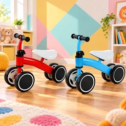 Triciclo Balance Bike Brinquedo Bebes Bicicleta 3 Rodas Motoquinha de Equilibrio Infantil Criança