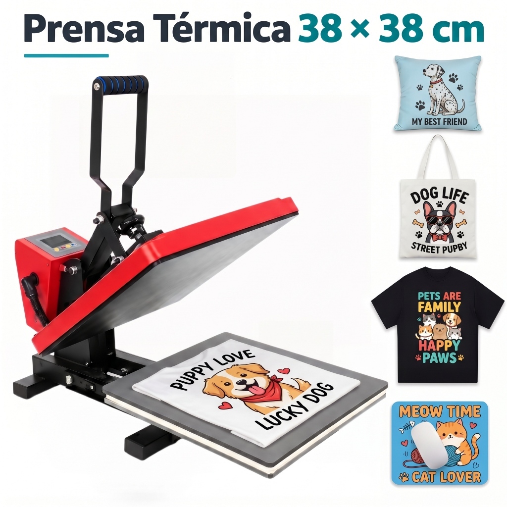 Máquina De Impressão Por Sublimação Plana Semiautomática Gaveta Deslizante Tipo 38x38cm Mecolour