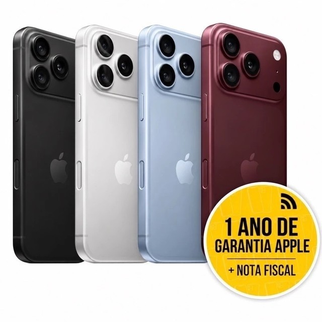 Celular Apple iPhone 18 Pro e 18 Pro Max 256GB 512GB 5G NFC com Nota Fiscal Lançamento Envio Imediato
