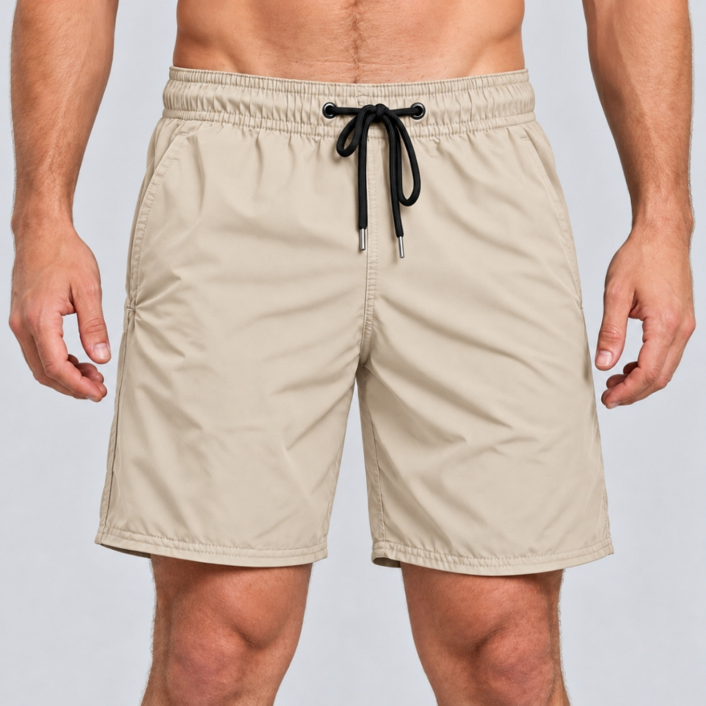 Short Bermuda Masculina Tactel com Elastano Academia Treino Corrida Praia Mauricinho