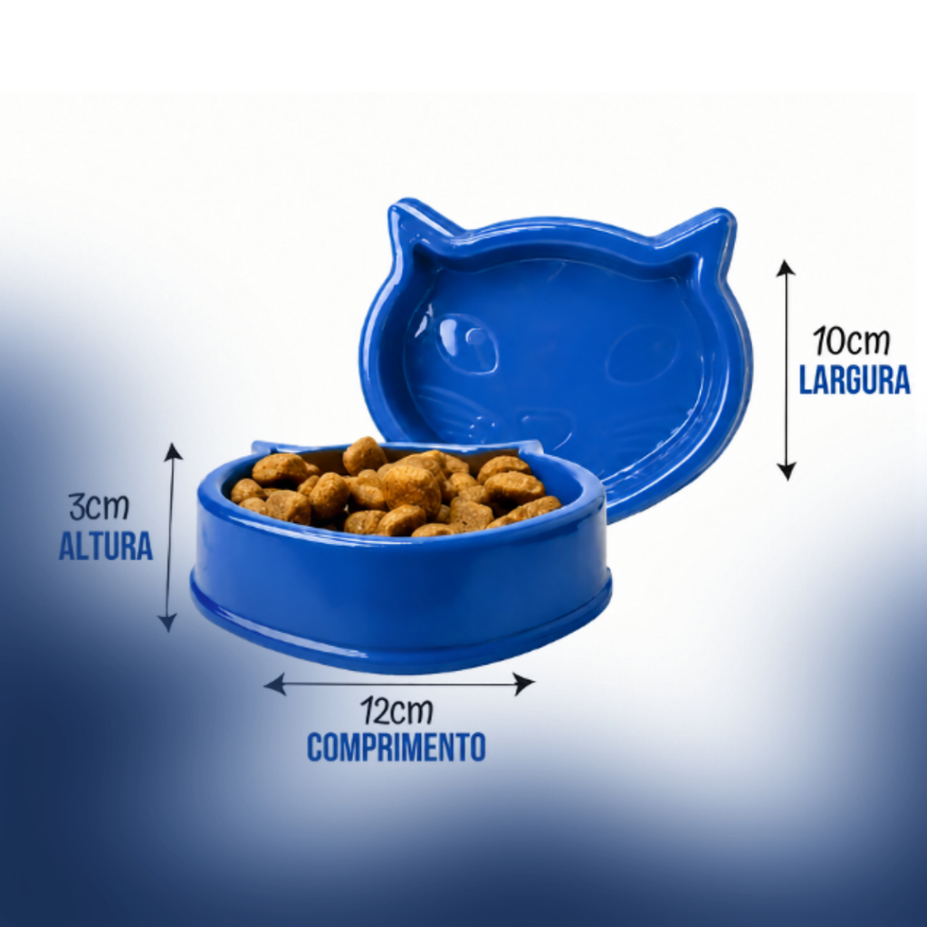 Caixa de Areia Para Gatos Bandeja Sanitária Kit Comedor Bebedor e Pá Coletora — imagem 2 de 2