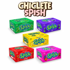 Chiclete Spish C/40 Unidades Todos os Sabores Sukest Doces Para Lembracinhas