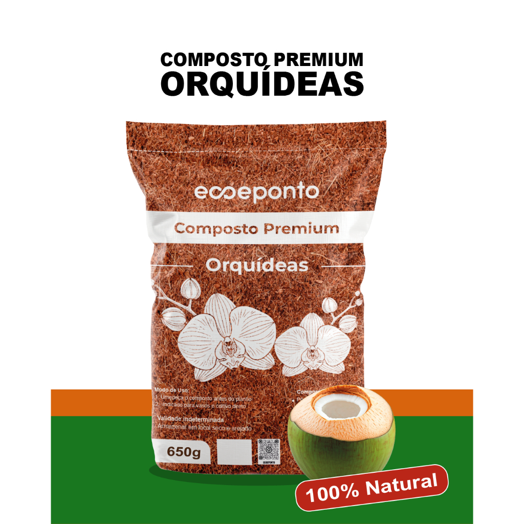 COMPOSTO PARA ORQUIDEAS 650G em Oferta na Shopee