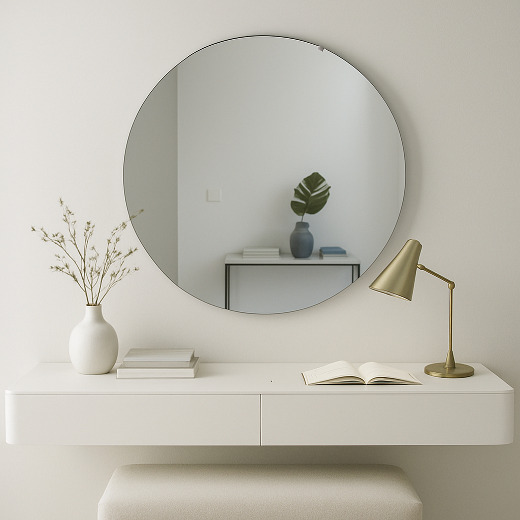 Espelho Decorativo Redondo Lapidado | Elegância para sua Casa | Vários modelos