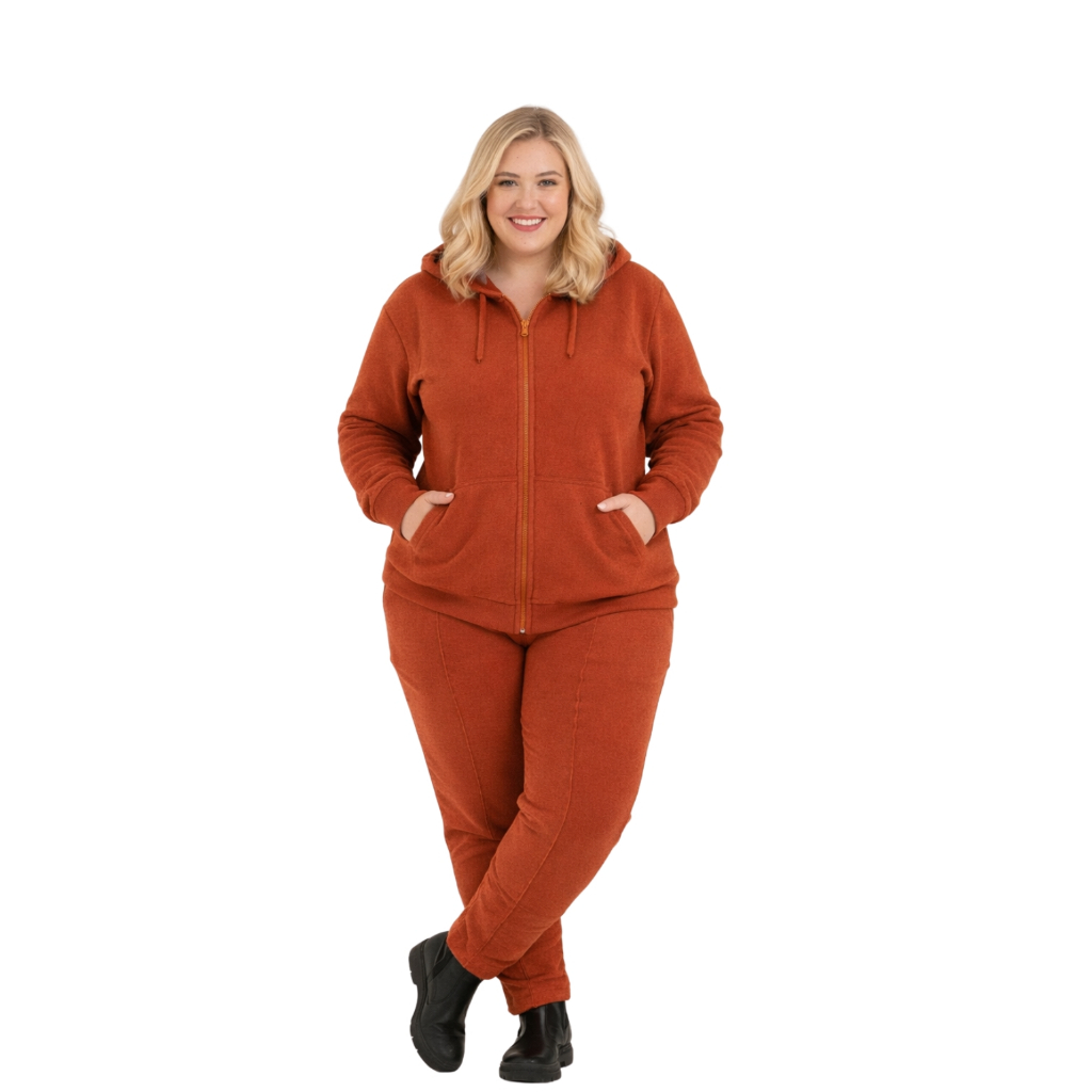 Conjunto Feminino Plus Size Plush Bouclê Quentinho Ideal Para Frio Viagem Lazer e Dia a Dia 202324.C1