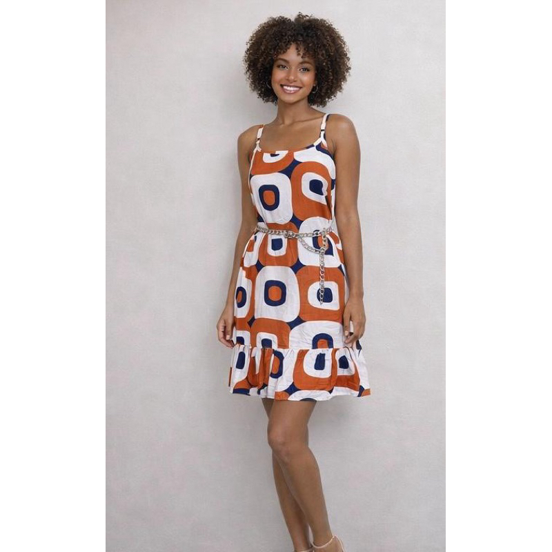 VESTIDO SOLTINHO ALCINHA VERÃO VISCOLINHO FEMININO