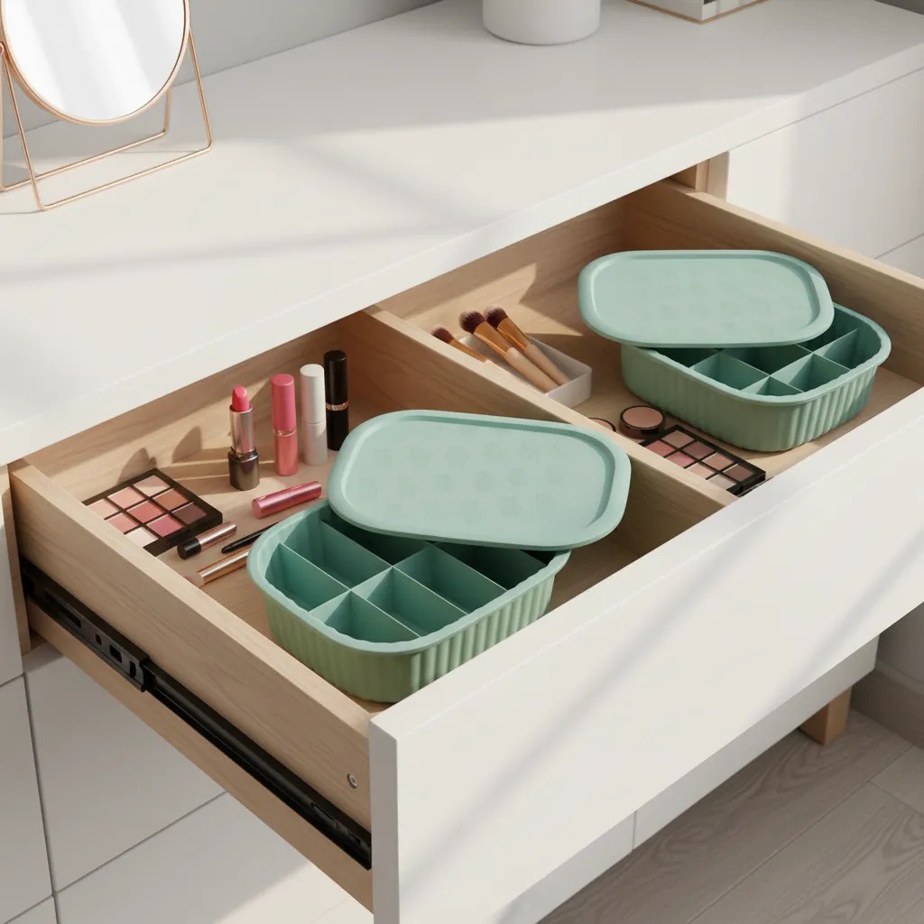 Kit Organizador de Gaveta Jacki Design LOFT – 2 Peças 10 Divisórias em Oferta na Shopee