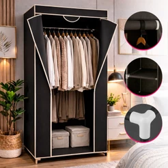 Guarda Roupa Dobrável Organizador Para Solteiro Guarda Roupa - Bhz Store