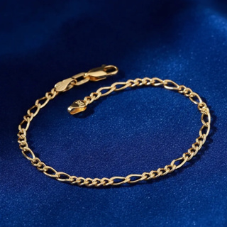 Pulseira Original Rommanel Masculina Banhada A Ouro 18k Homens E Jovens 18cm em Oferta na Shopee