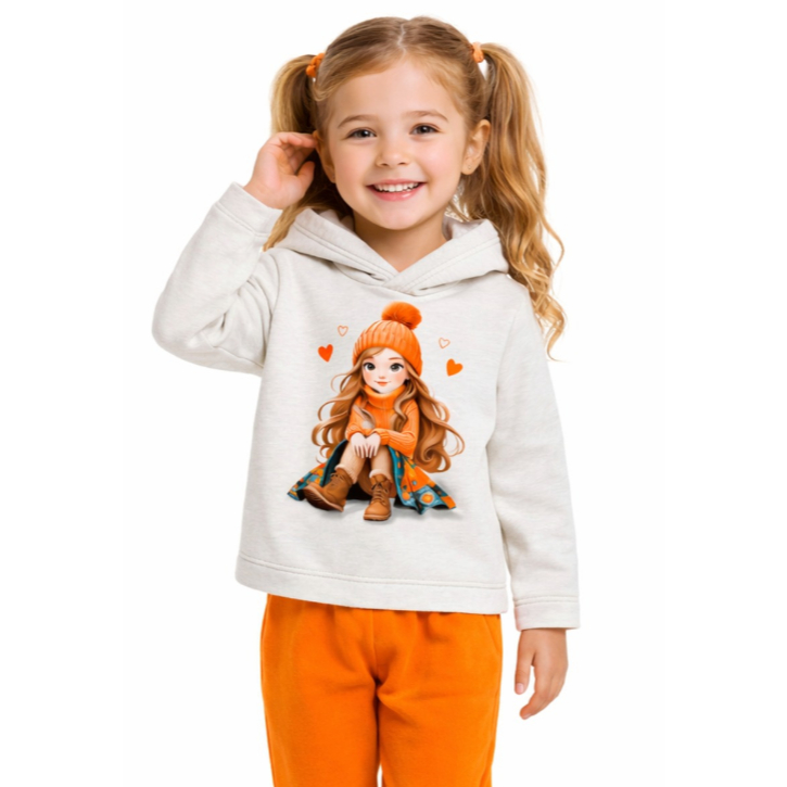 Conjunto infantil moletom menina Kyly Tam.4 ao 8 101531