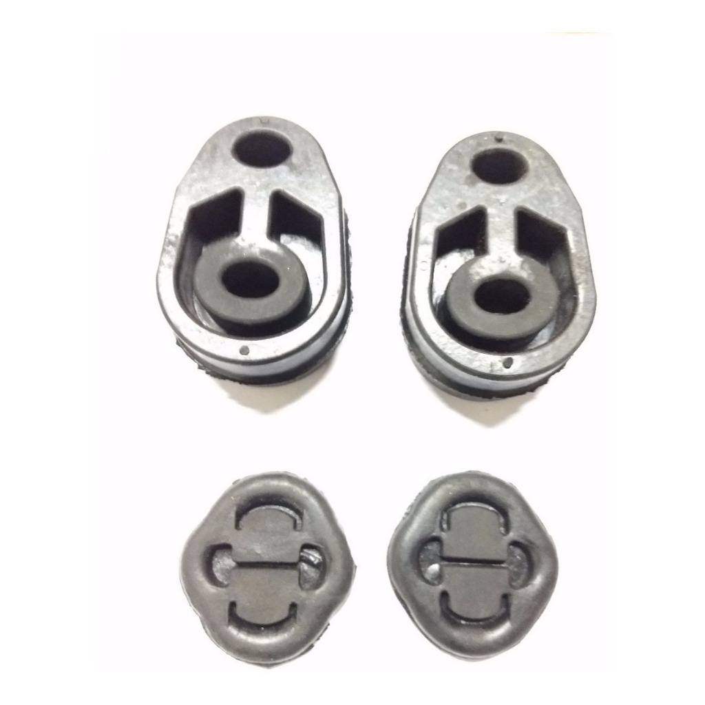 Borracha / Coxim Escapamento Kombi 1.4 Flex Kit C/ 4 Pç