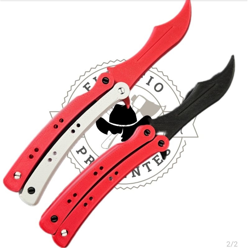 Butterfly cs go de LAB 3D para brincar sem corte em Oferta na Shopee