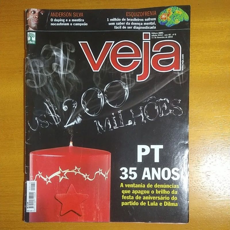 Revista Veja Especial PT 35 anos, Lula e Dilma, 2015