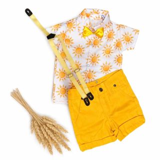 conjunto menino sol solzinho volta ao sol em Oferta na Shopee