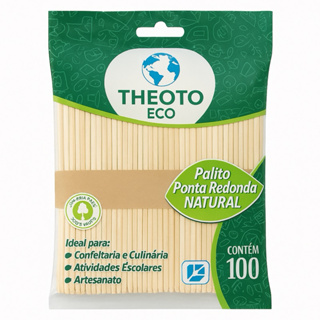 Palito picolé ponta redonda 100 unid em Oferta na Shopee