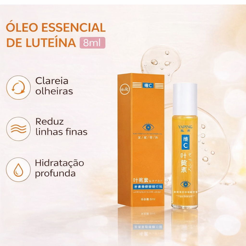 Óleo Essencial para olhos VC - Luteína - Anti Olheiras Rugas Linhas Finas Reparação Auto-cuidado