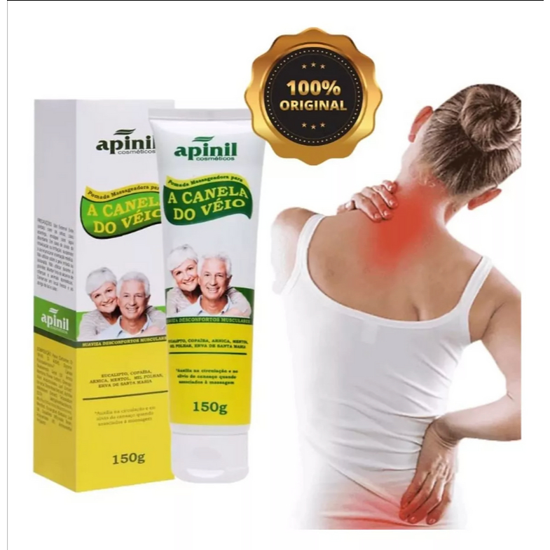 Pomada Canela de Velho Bisnaga 150g Gel Circulação Veio