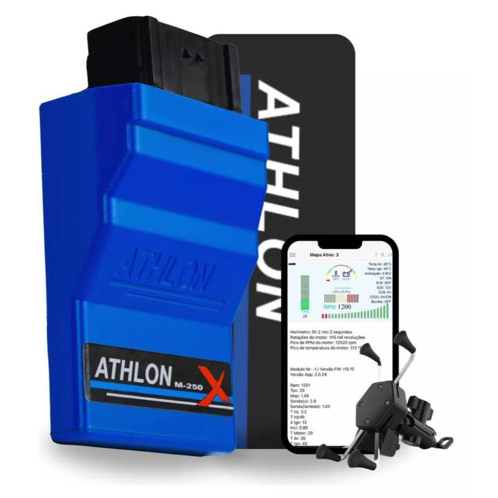 Módulo Athlon M250-X Motos Honda  Programavel Com Mapa Especfico Para Sua Moto Gratis +2 brindes