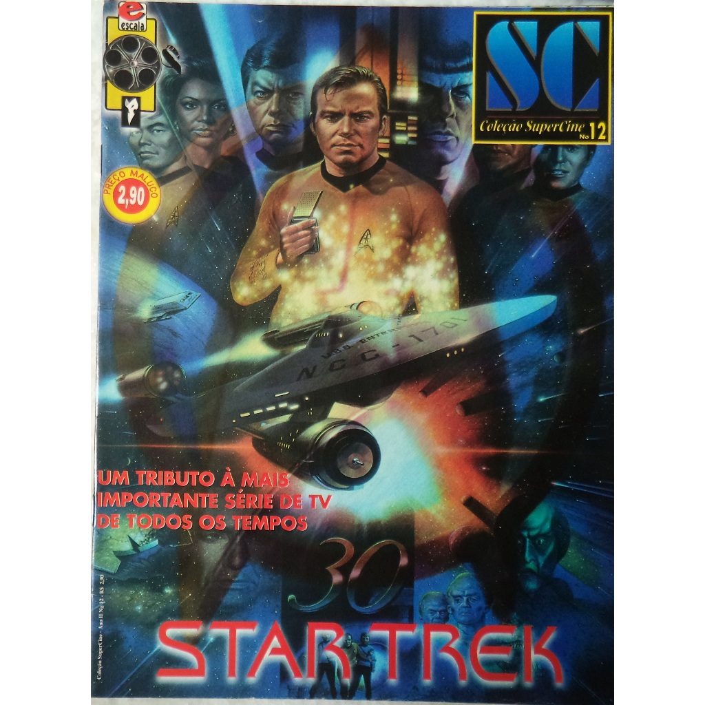 Revista coleção super cine nº 12 - Star Trek