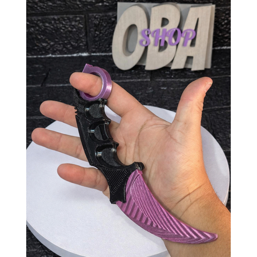 Faca Karambit 20cm – Decoração Gamer e Colecionável