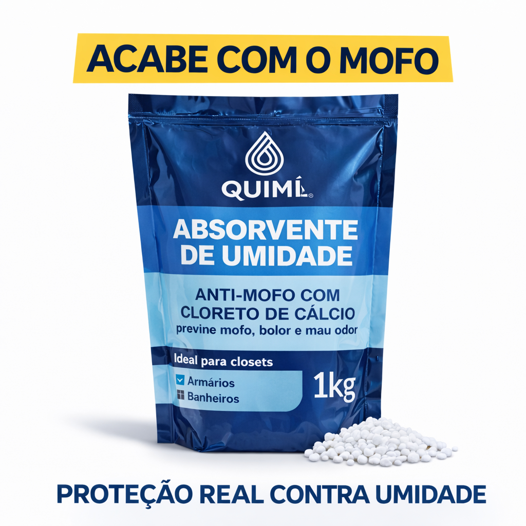 Cloreto de Cálcio PURO Anti Mofo em Bolinhas 1kg Desumificador Guarda Roupas, Armarios em Oferta na Shopee