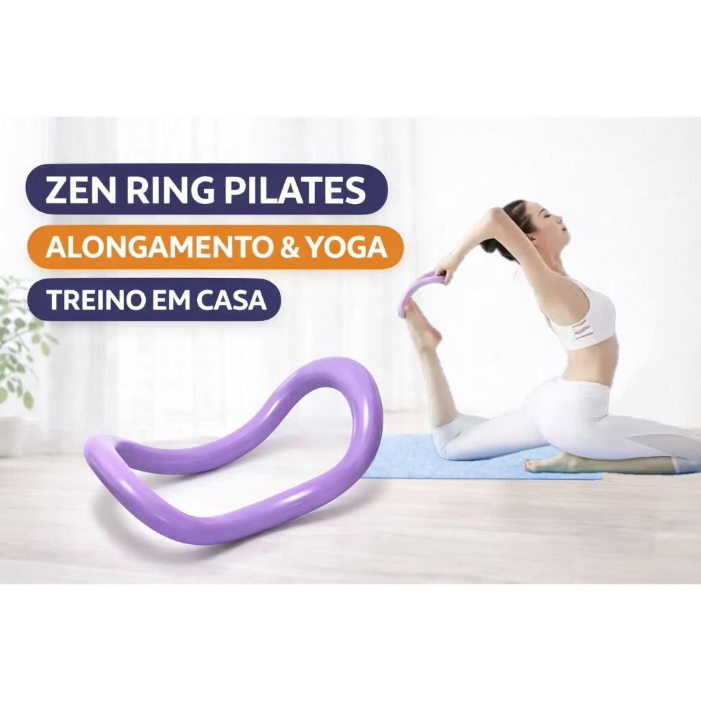 Zen Ring Pilates Para Alongamento e Yoga | Treino em Casa
