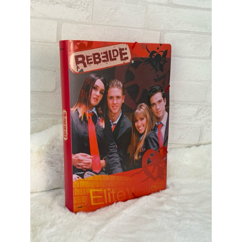 Pasta com elastico RBD 32MM Rebelde PoliBras em Oferta na Shopee