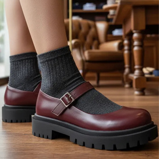 Sapato Mary Jane Tratorado Sapatilha Boneca Confortavel Social em Oferta na Shopee