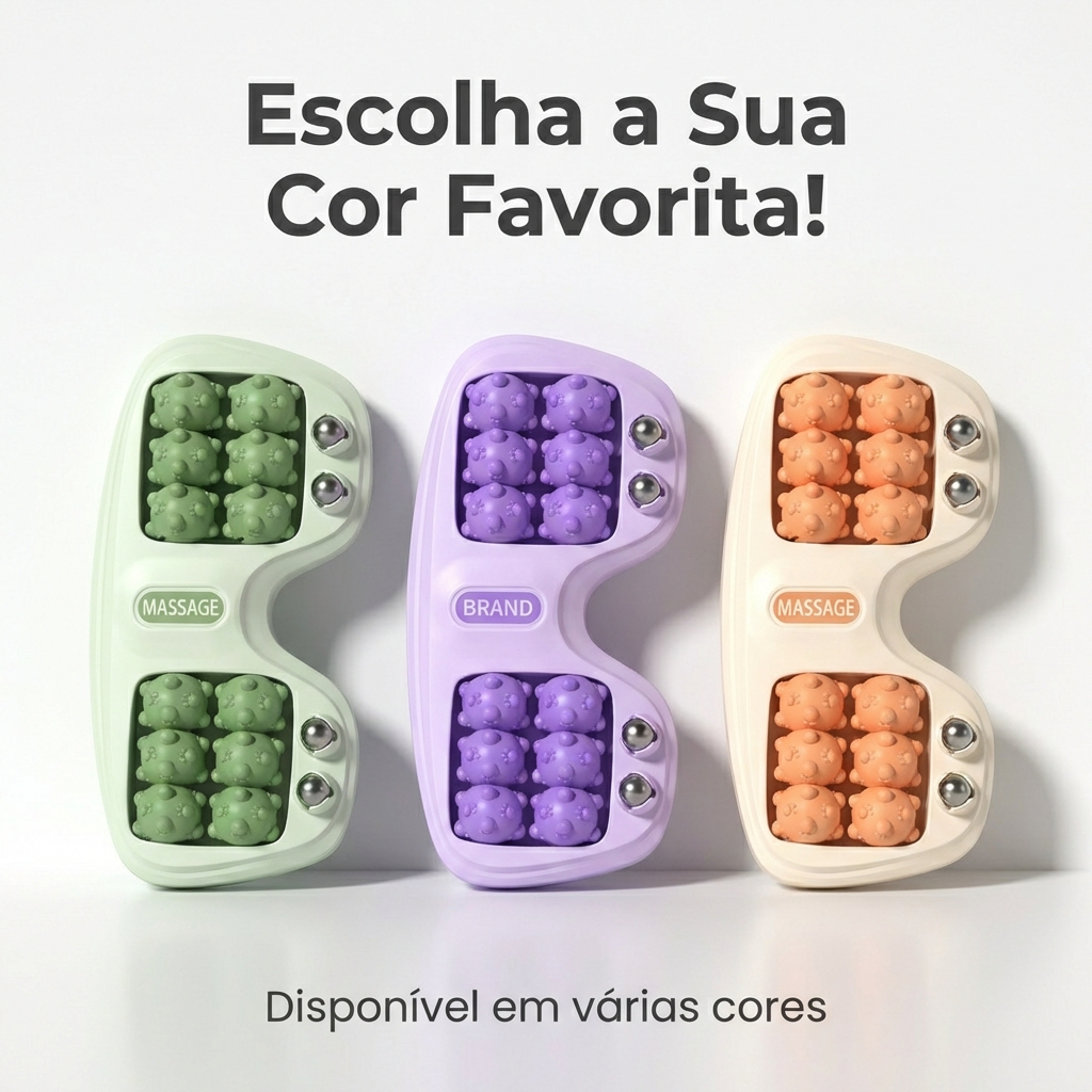 【PlantarMax】 Rolo Massageador de Pés Duplo em Oferta na Shopee